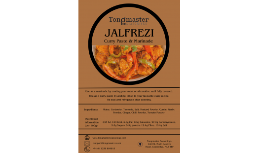Tongmaster Jalfrezi Curry Paste & Marinade - 200g